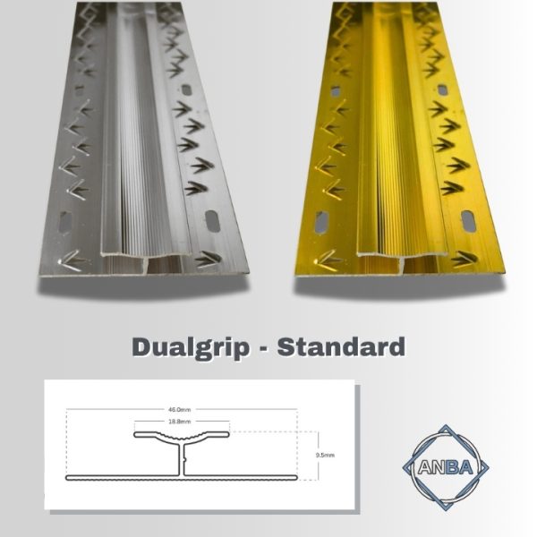 Listwa wykończeniowa podwójna DUALGRIP - Standard