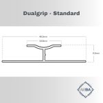 Listwa wykończeniowa podwójna DUALGRIP - Standard - obrazek 2